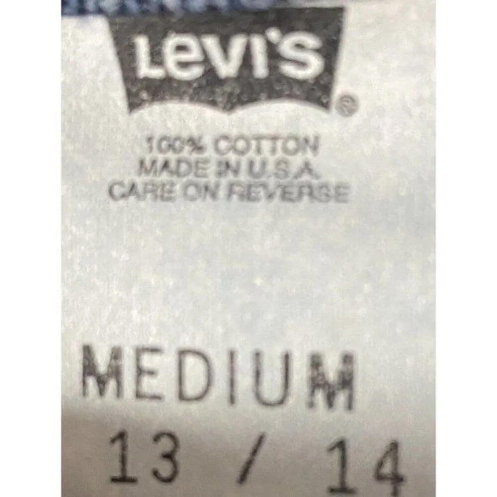 Vintage Levis Silvertab Loose Women's Blue Jeans Medium 13/14 USA 31" x 30" - Picture 7 of 7